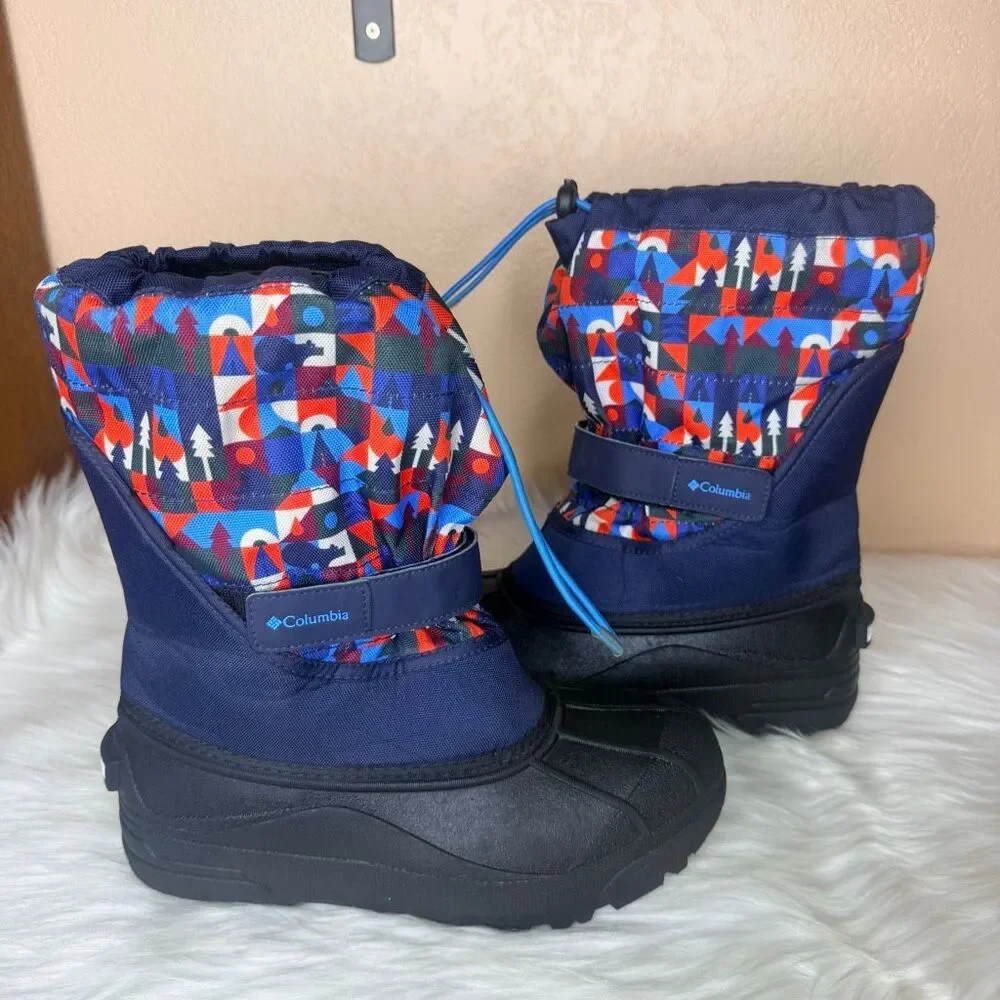 Columbia Powderbug Plus II Print Snow Boots Size 6